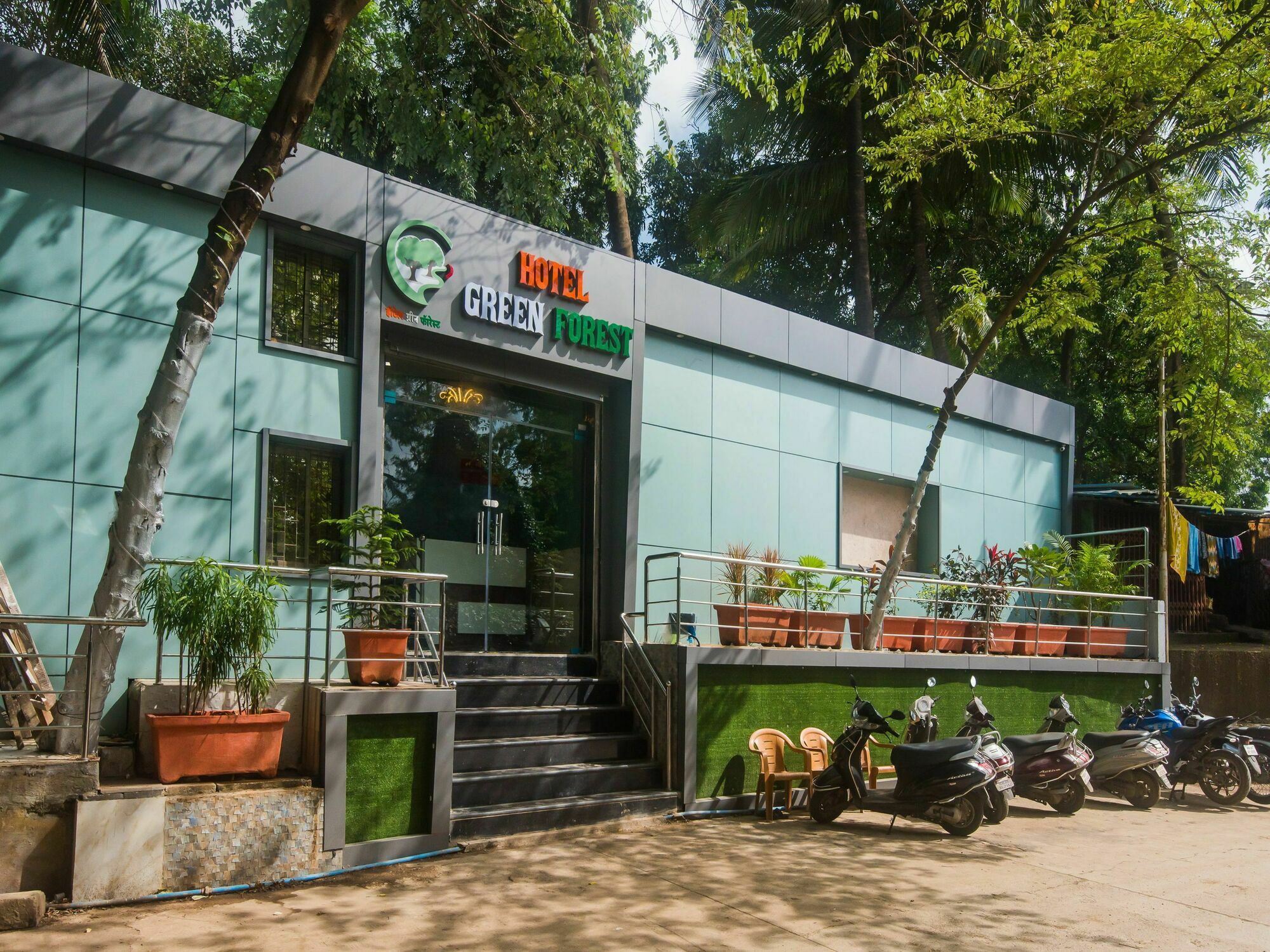 OYO 19156 Hotel Greenforest Mumbai  Buitenkant foto